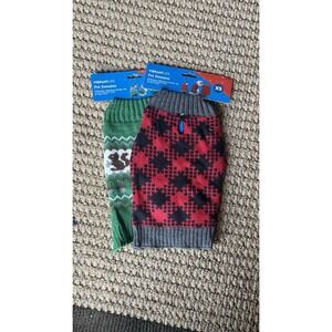 NEW Vibrant Life Pet Sweater XS 5-10 Lbs." Lot of 2 NWT